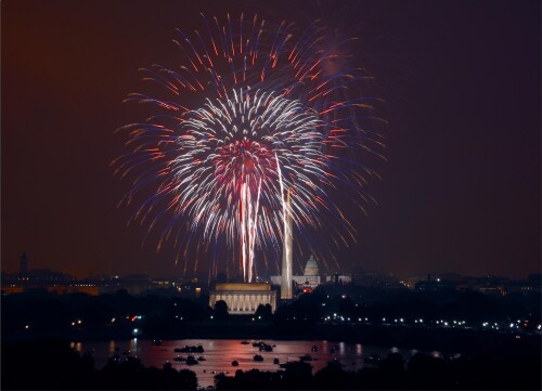 Fireworks show in LA