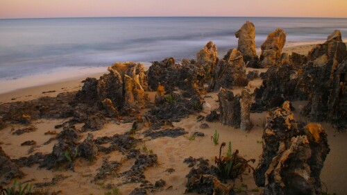 Rock Formations on the beach